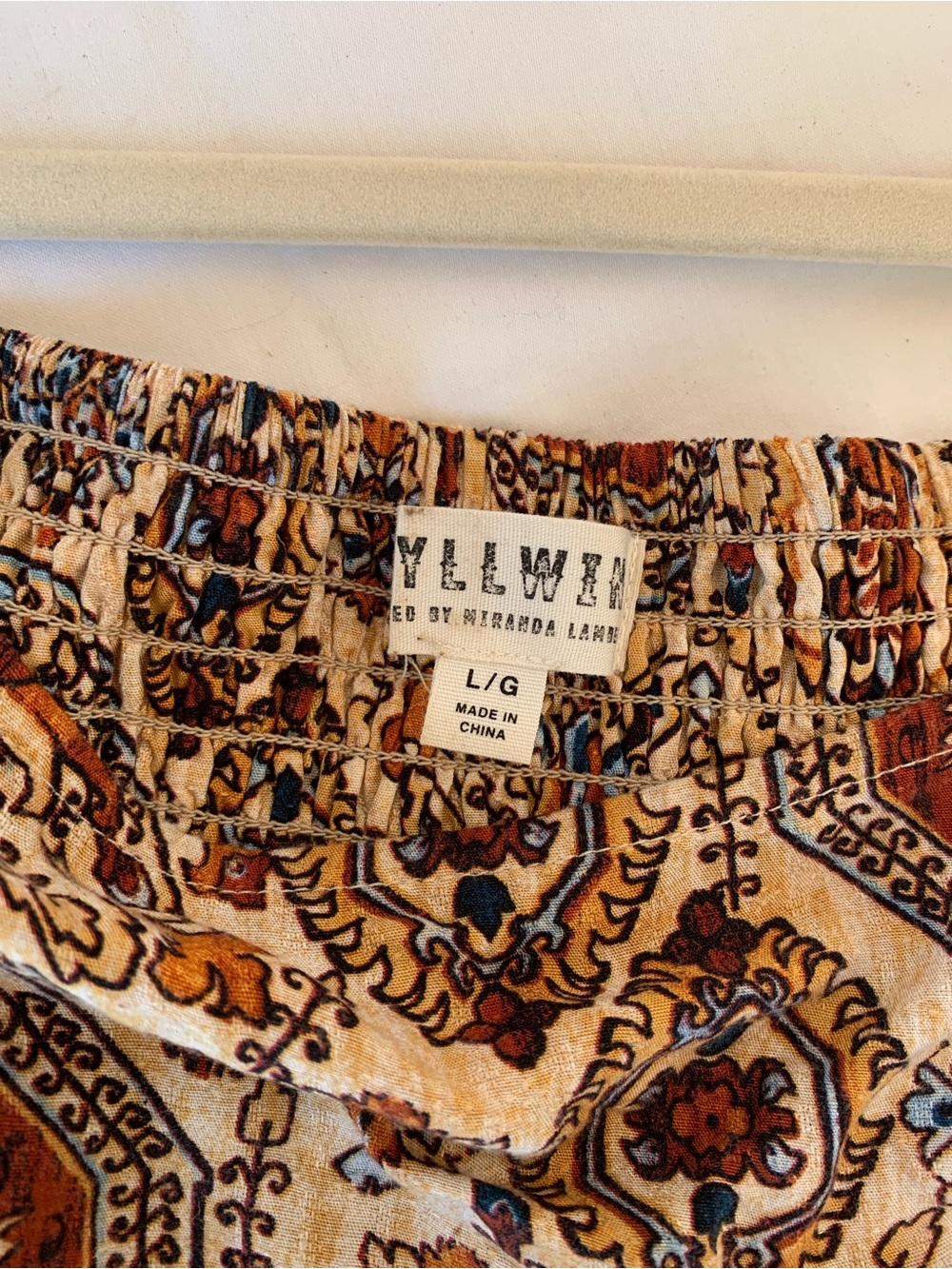 Idyllwind Multicolor Patterned Blouse Size Large - Picture 7 of 9